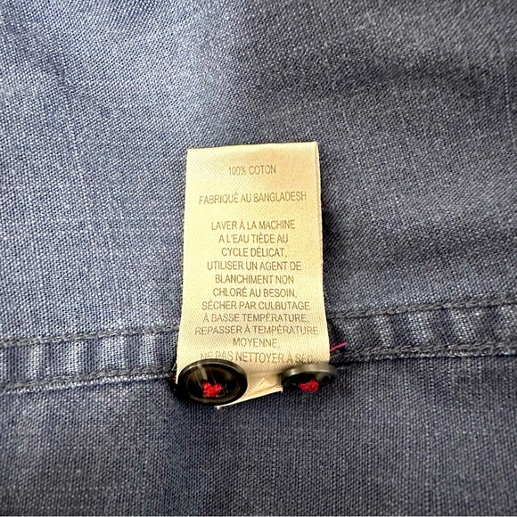 Men’s checkered button up - size large - Picture 4 of 4